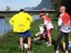 Pique nique en bord du Rhône derrière le centre